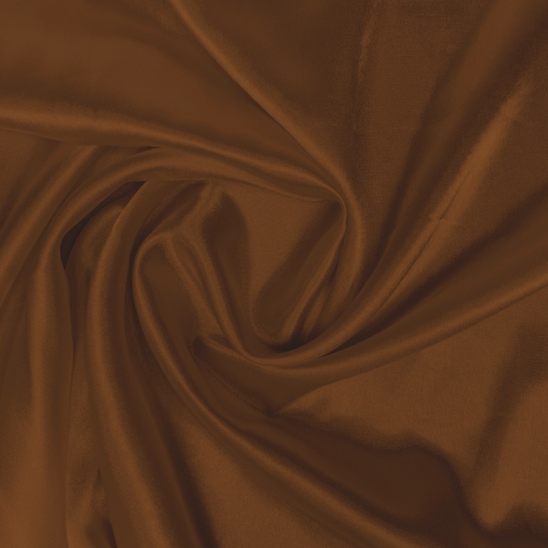 Polyester Satin - Brown